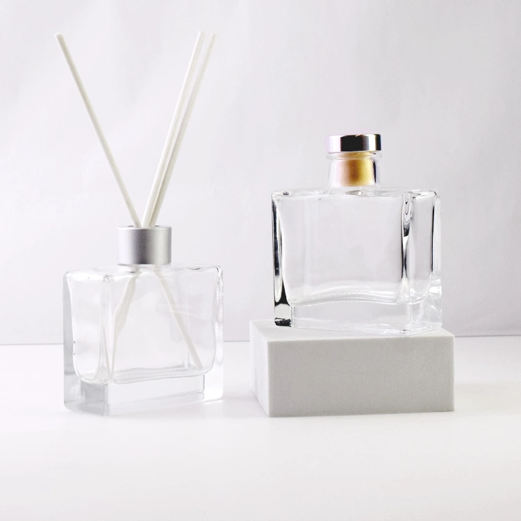 Wholesale/Supplier Household Fragrance Bottle 125ml Dark Brown Clear Glass Empty Reed Diffuser Bottle Glass Diffuser Bottles