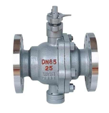 Cast Steel/Stainless Steel/Wcb/Q47h/Y Trunnion Flange Ball Valve Used for High Temperature, High Abrasion ANSI/GB/JIS Hard/Soft Seal