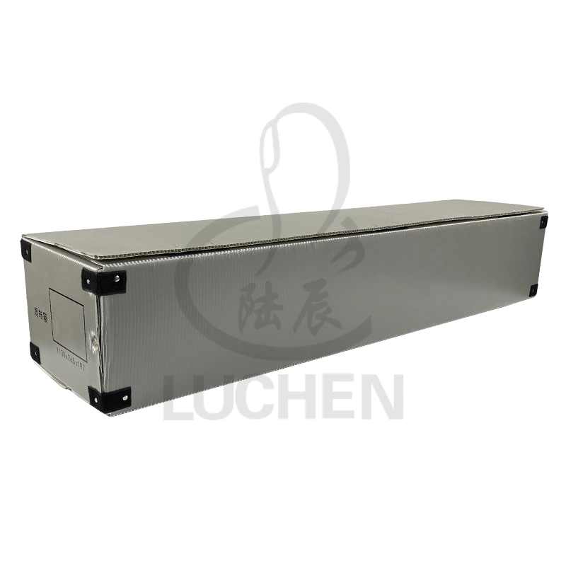 Foldable Plastic Container Hollow Sheet PP Shipping Box with Optional Functions