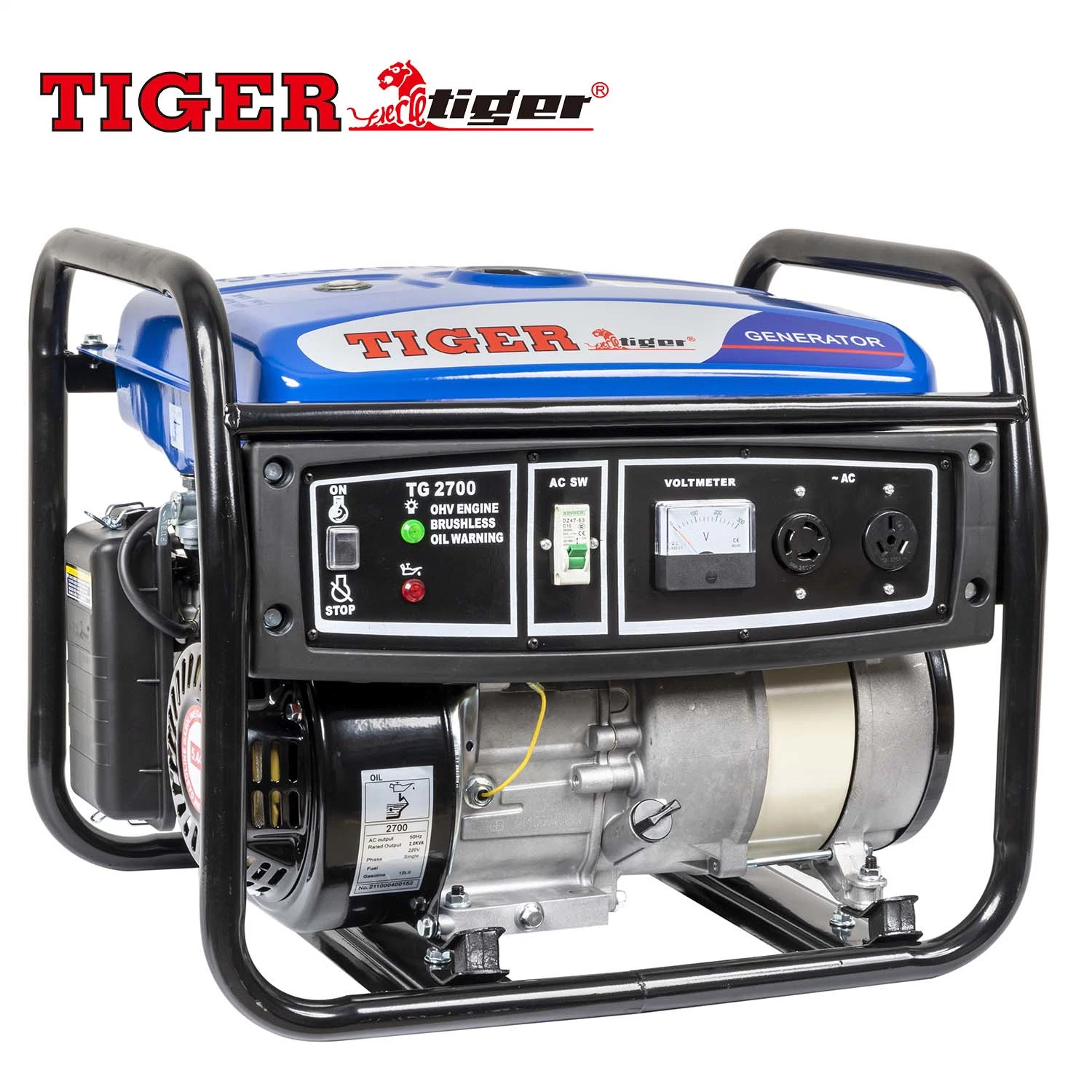 Tiger 100% Copper Wire Gasoline Medium Seize 2.0kw to 2.5kw Generator