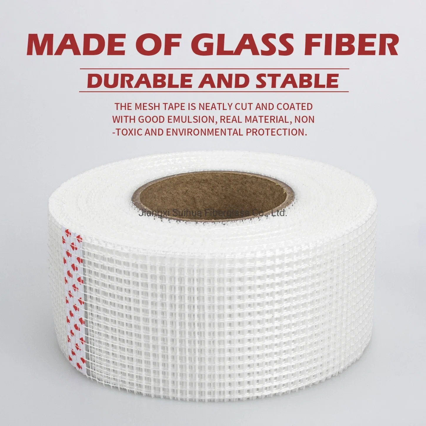 4*4 160GSM Fiber Glass Mesh Self Adhesive Drywall Joint Tape Fiberglass Mesh Repair Tape