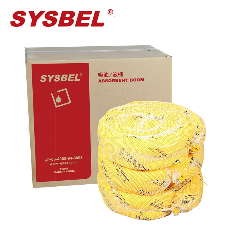 Sysbel CE Certificate Factory Supply Chemical Absorbent Material Yellow Chemical Absorbent Boom