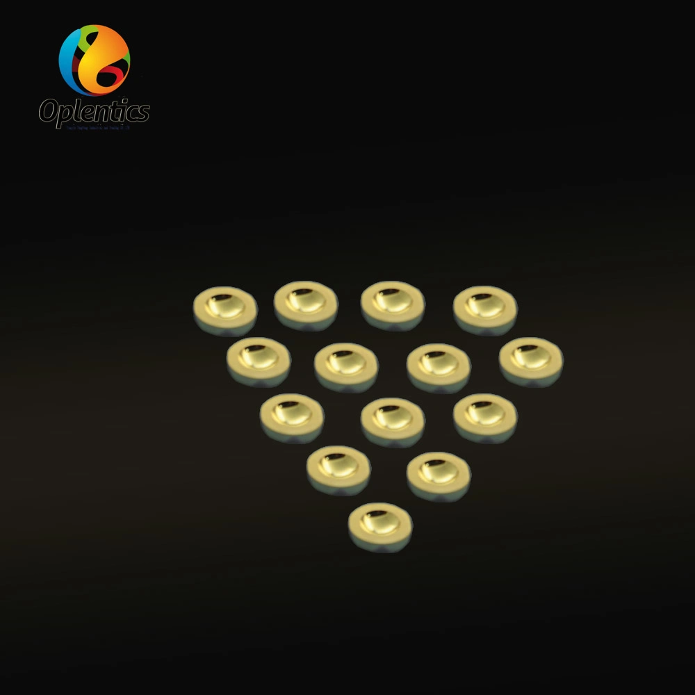 Optical Diameter 12.7mm/25.4mm Spherical Concave Mirror with Protected Gold Coating