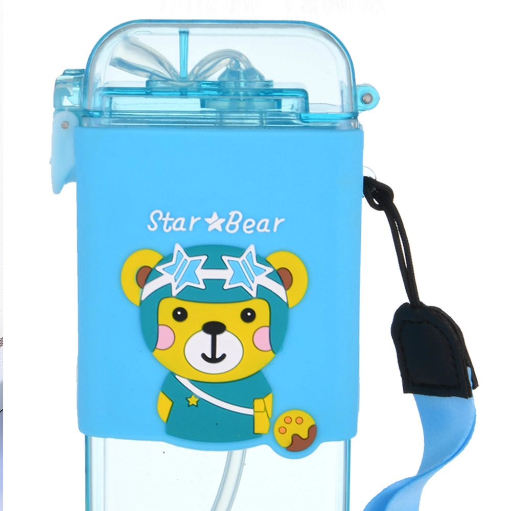 Nuevos productos de los niños personalizar tazas reutilizables, Eco friendly de grado alimentario de la Copa de acrílico bebé seguro la botella de agua con la paja