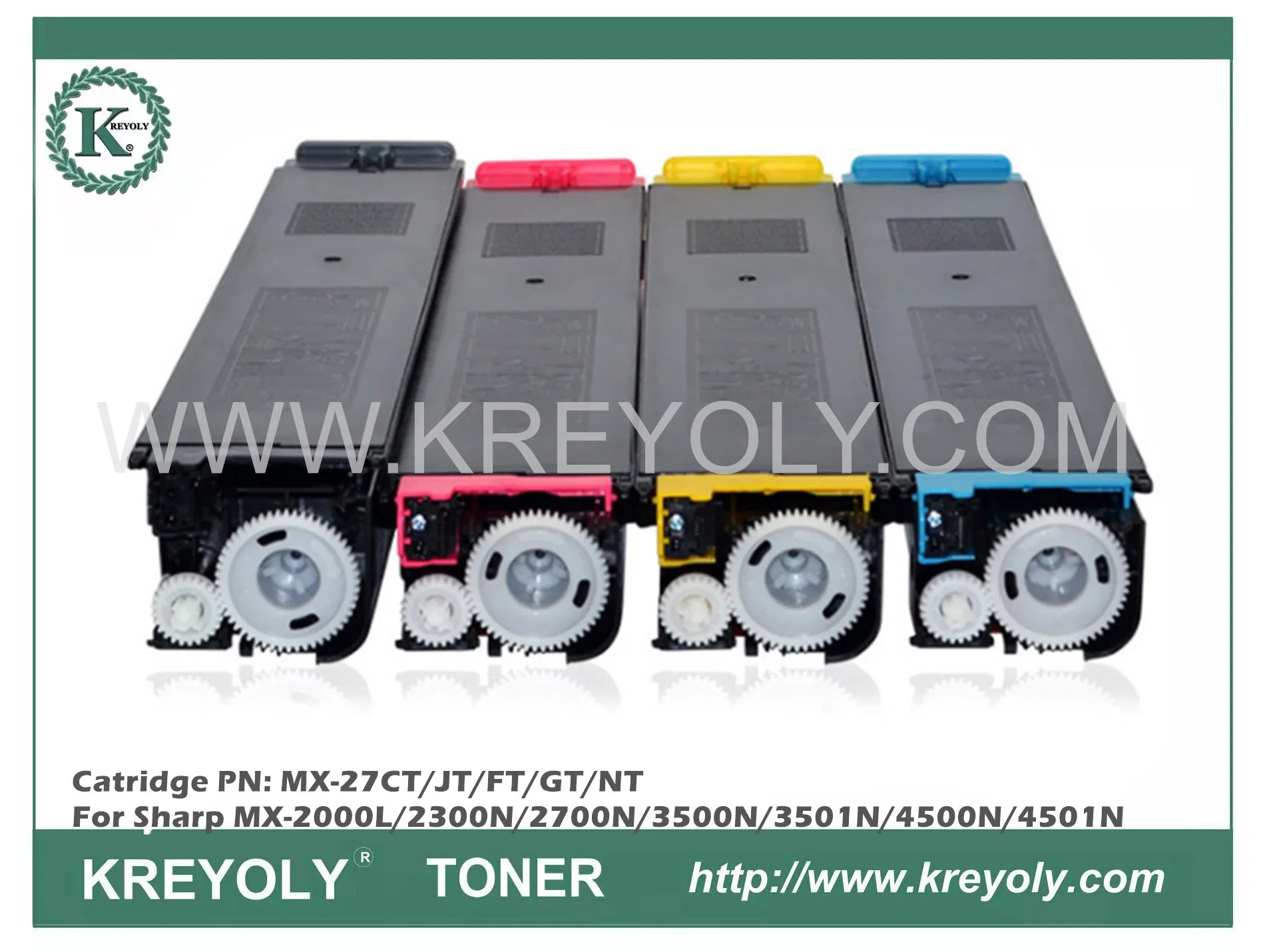 TONER POUR COPIEUR MX-27CT/JT/FT/GT/NT POUR SHARP MX-2000L/2300N/2700N/3500N/3501N/4500N/4501N