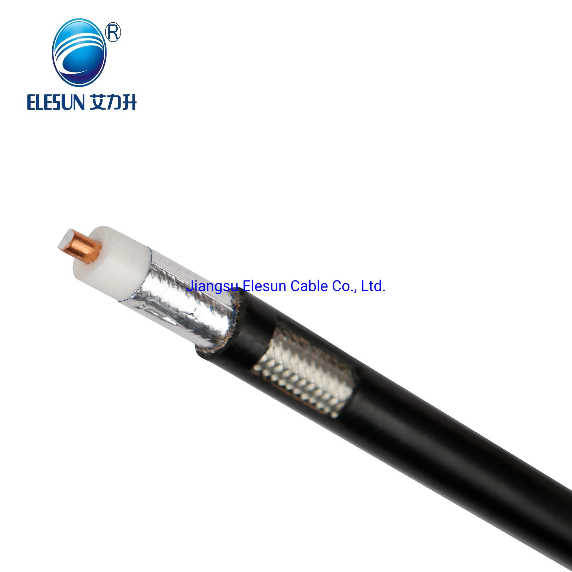 Cable Coaxial Manufacturerf 4D-Fb 5D-Fb 7D-FB/8D-FB/10D-Fb 12D-Fb 50 ohmios de baja pérdida de PE de cobre desnudo Revestimiento de PVC aislante Cable de comunicación