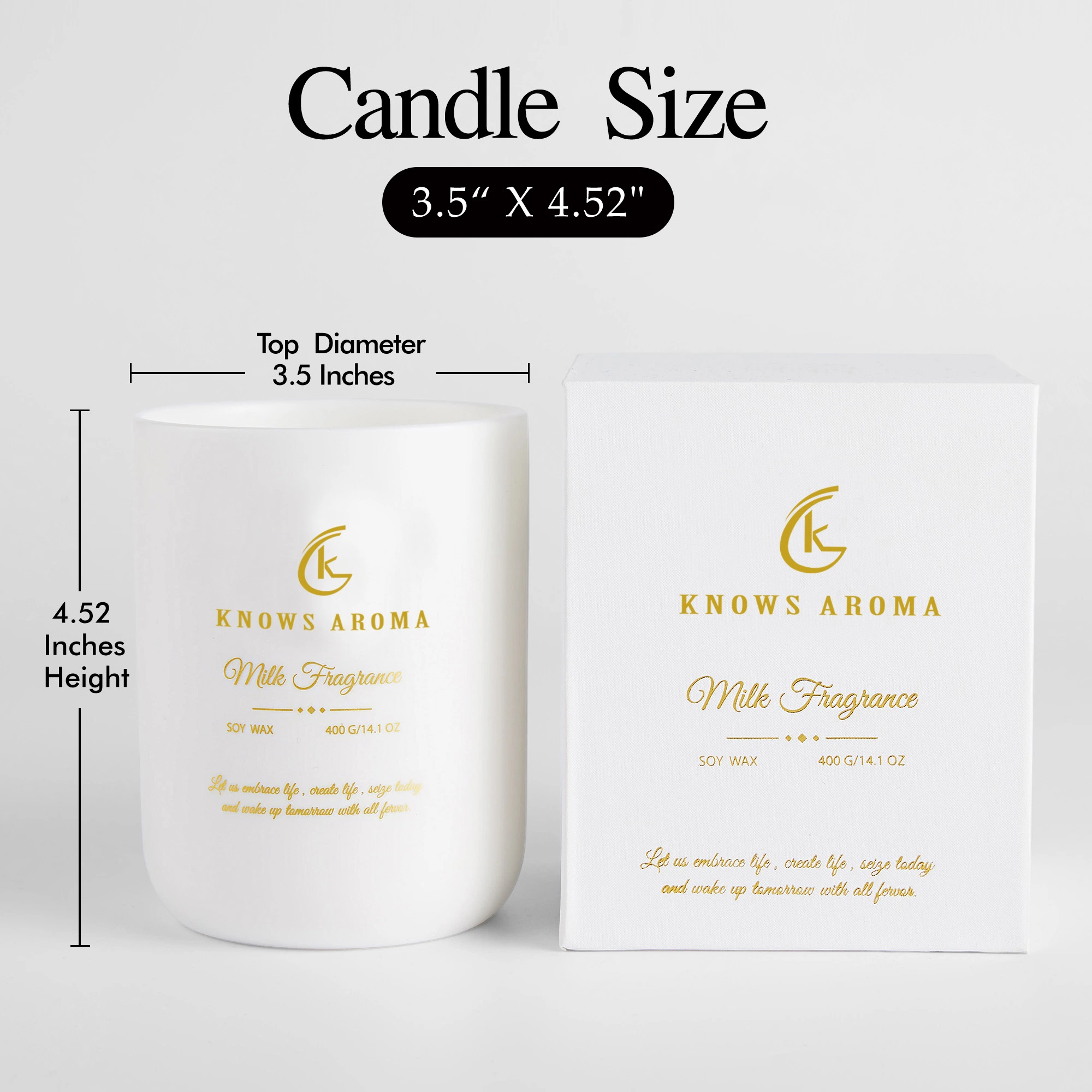 Wholesale Custom Scent Home Aroma Scented Soy Candle in Ceramic Jars Gift Set Luxury