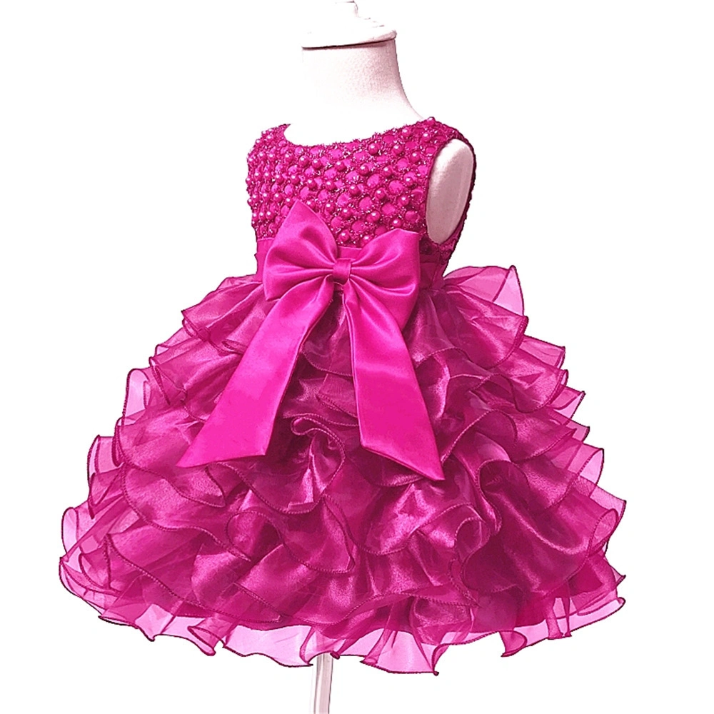 Children's Apparel Baby Wear Girls Party Garment Ball Gown Princess Frock Kids Sweet Cake Dress