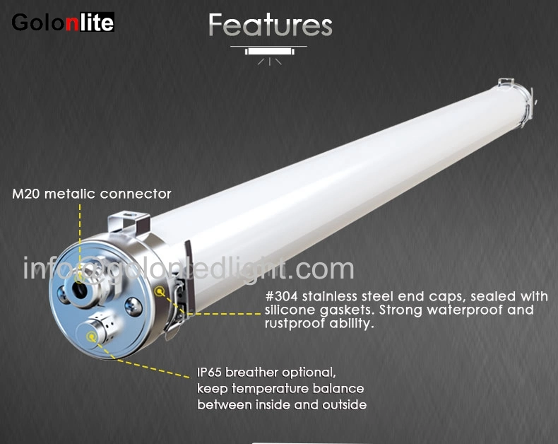 Chicken Farm Poultry Lighting Ik10 IP69 Dimming Waterproof Triproof LED Tube Light Fixture