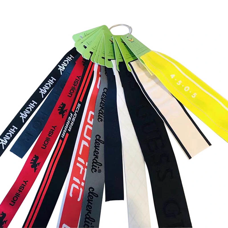 Polyester Strap Tape Factory Custom Coated Bags Non-Slip Elastic Webbing Ribbon for Clothing