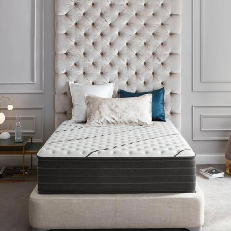 Matelas en mousse à mémoire de forme de style européen pour lit king size, meubles de chambre à coucher, matelas à ressorts ensachés indépendants, fabricants de matelas.