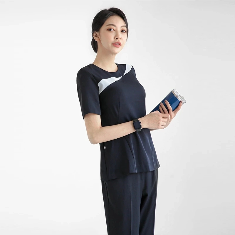 Beauty Salon Work Clothes Summer Beautician Work Suit