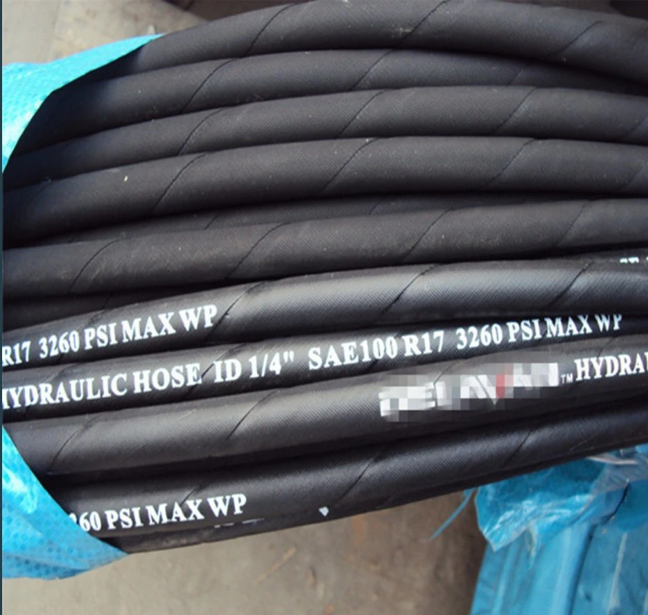 Flexible Rubber Hose Hydraulic Hose with Smooth Cover Sanyeflex Hose Maunfacturer Mining Machine Industrial Equipment Tube Pipe Hose R1r2r4r9r12r154sh4sp