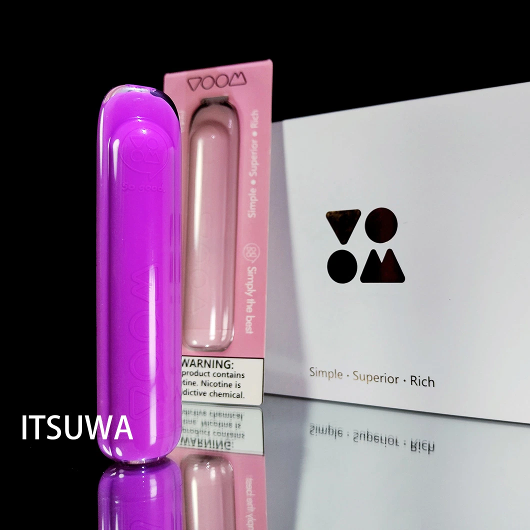 Itsuwa Voom Iris Mega Vape concentrarse Vape Automizer Vape 2500 inhalaciones cigarrillos con sabor a vainilla