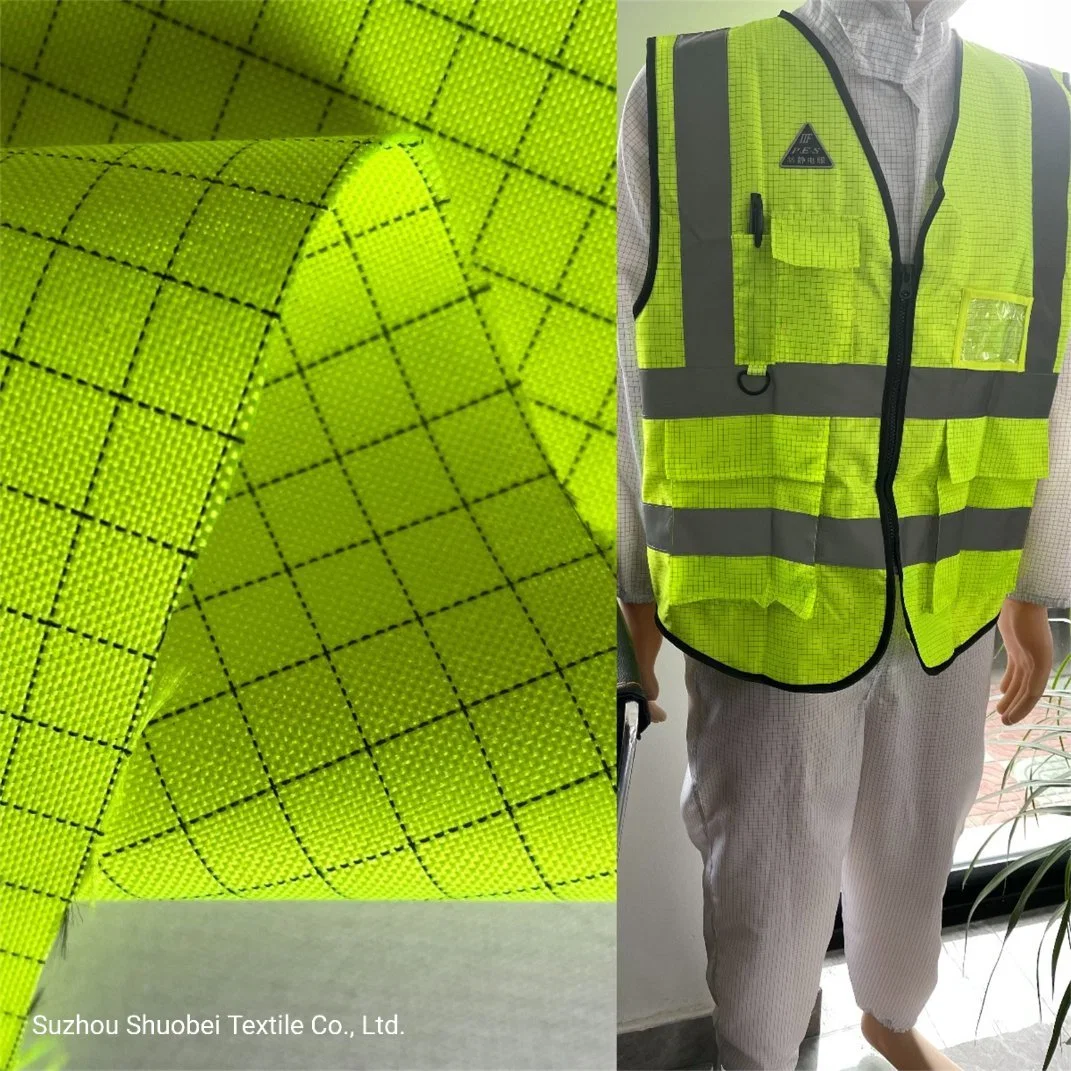 Проверьте Оксфорд Anti-Static 0.7cm токопроводящий материал для Workwear и труда в соответствии