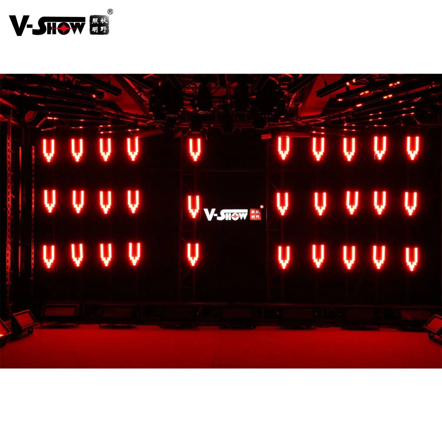 V-Show Strobe DMX LED Light 560 Вт 960 RGB SMD5050 LED Яркий световой микшер