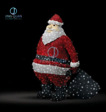 Christmas Decoration Large Santa Claus Christmas Decor 3D Motif Light for Outdoor High Quality Festival Light Electric Festival Lamps