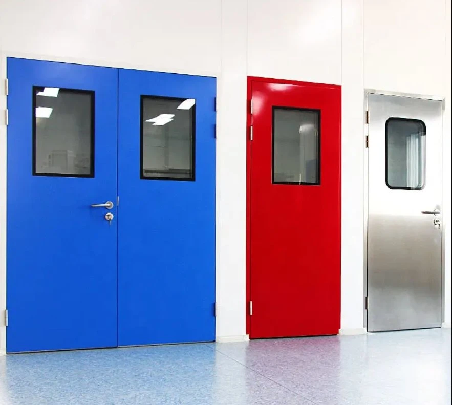 Clean Secure Laser Environment Pharmaceutical Honeycomb Cleanroom Hospital Swing Doors