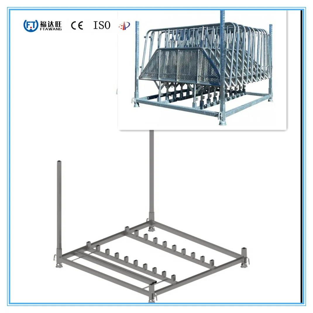 Almacenamiento de palets personalizados de metal galvanizado