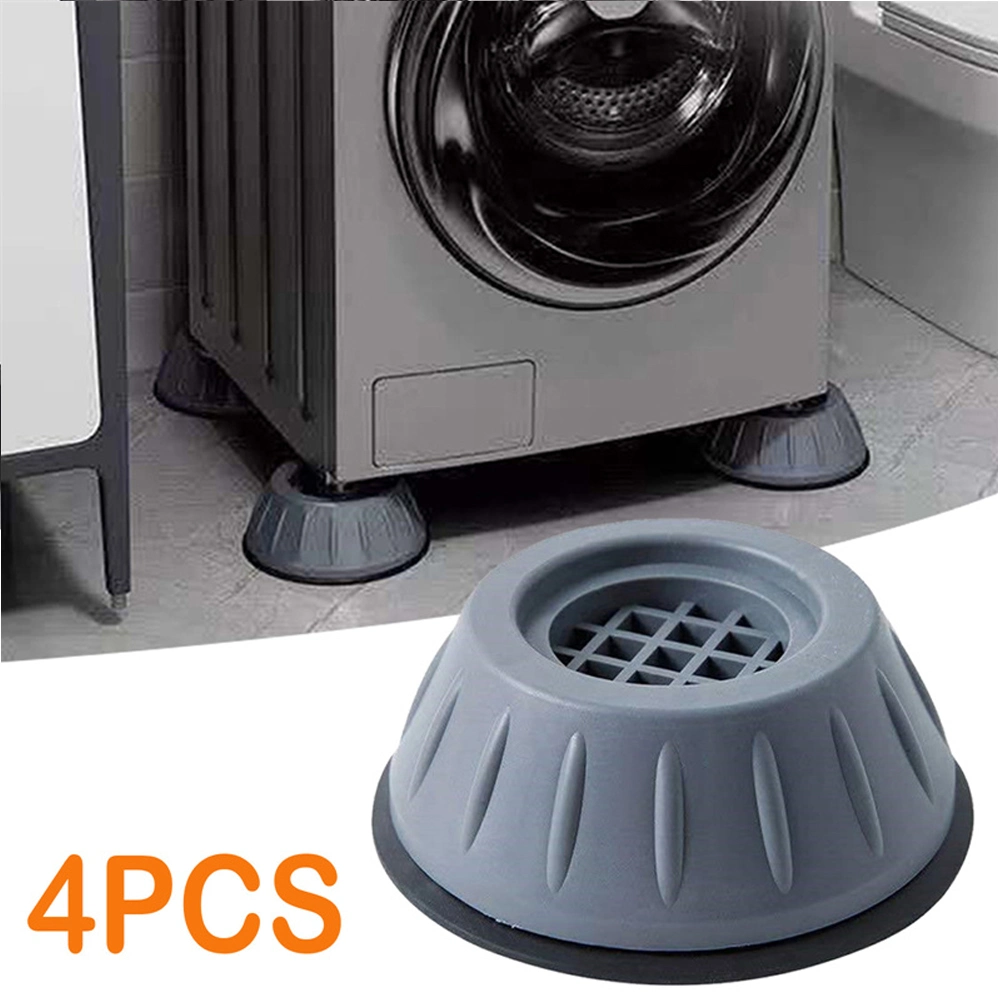 4 PIÈCES pour sèche-linge durable protection universelle en caoutchouc Mute Tapis anti-vibration anti-chocs anti-dérapant pour les meubles