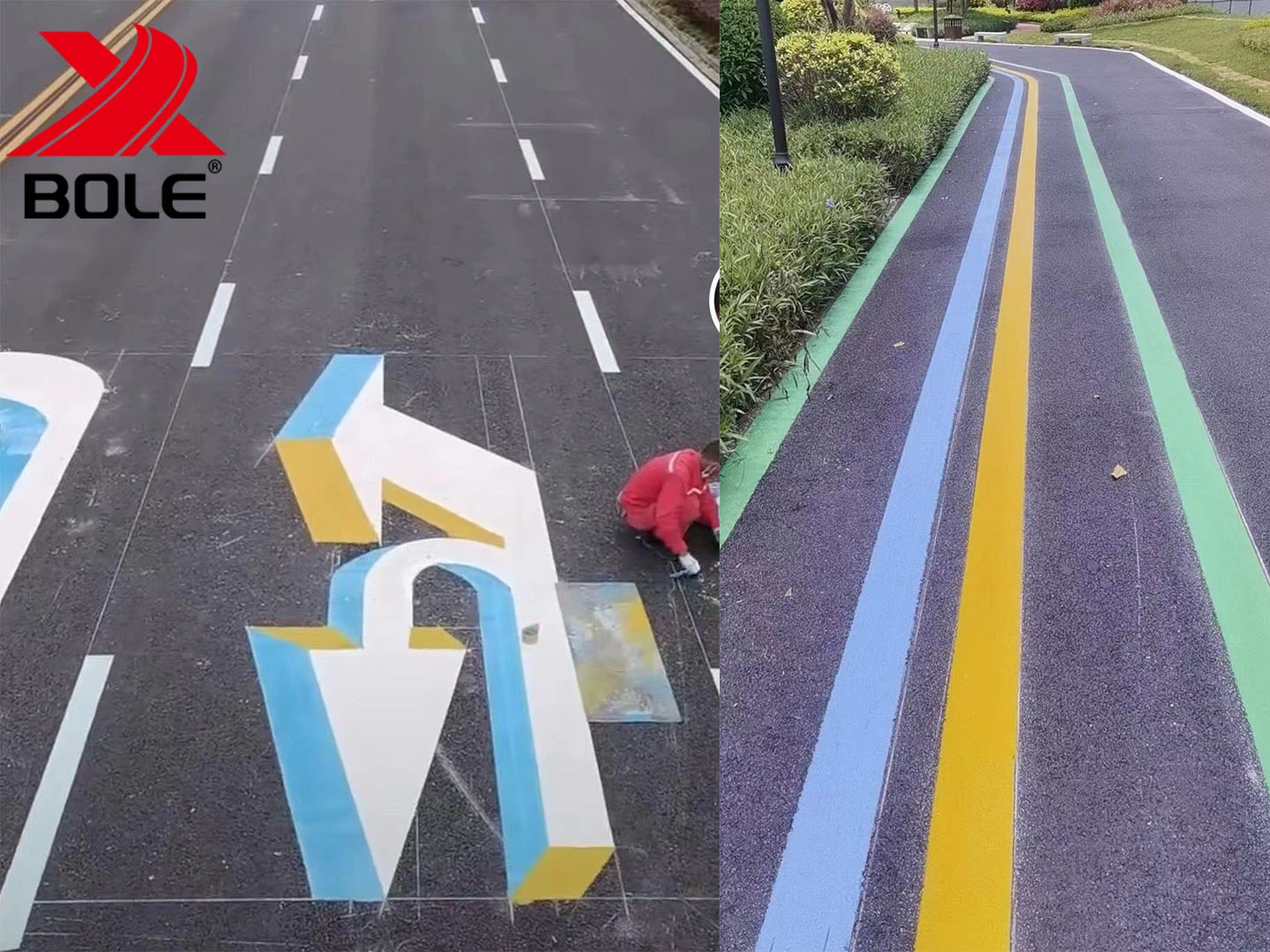 El marcado camino termoplástico reflectante de alta pintura para la construcción de carreteras