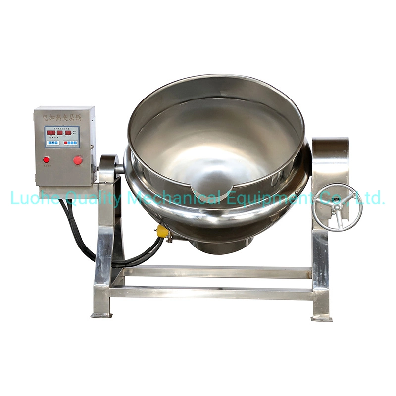 100L -500 L Liter Steam Jacketed Cooking Kettle Industrial Cooking Boiler for Cooking Jam