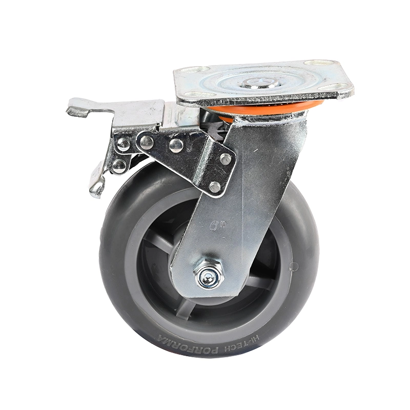 High Temperature TPR Casters Industrial Trolley Scaffold Caster Wheels