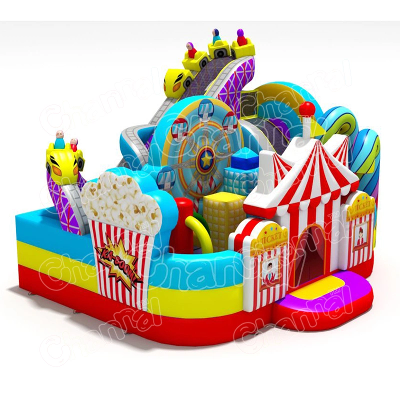 Giant Commercial Outdoor Inflatable Amusement Park Inflatable Playground Chob641L