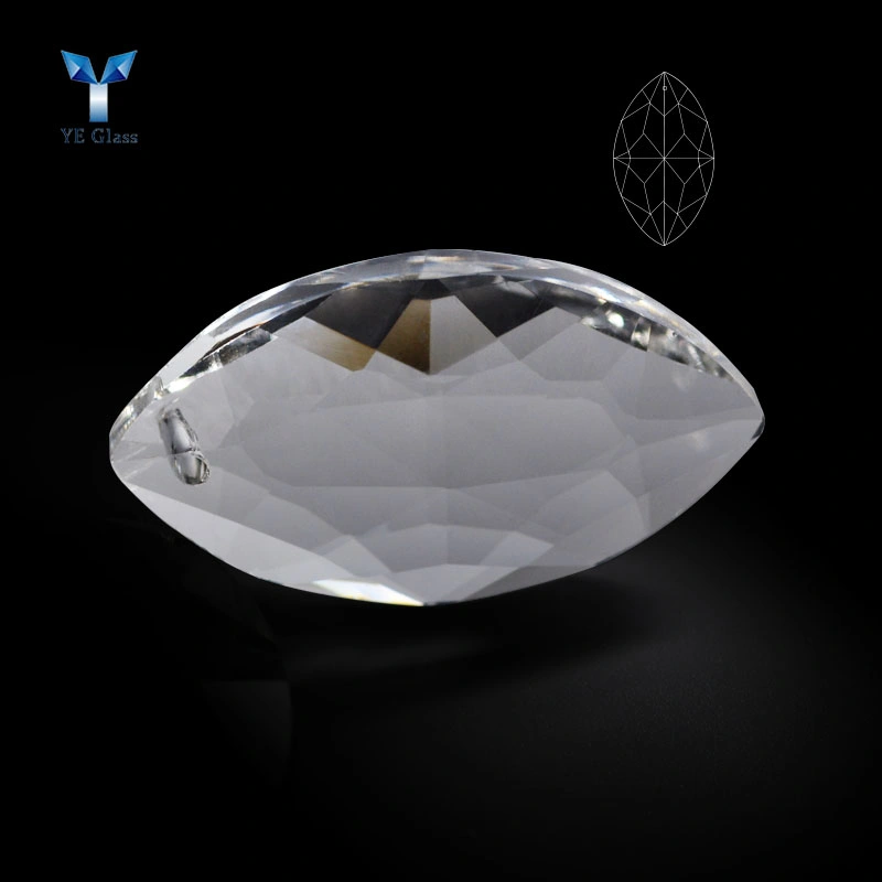 Lampe de plafond en perles de verre perles de verre en Cristal Pendentif lâche pour décoration maison