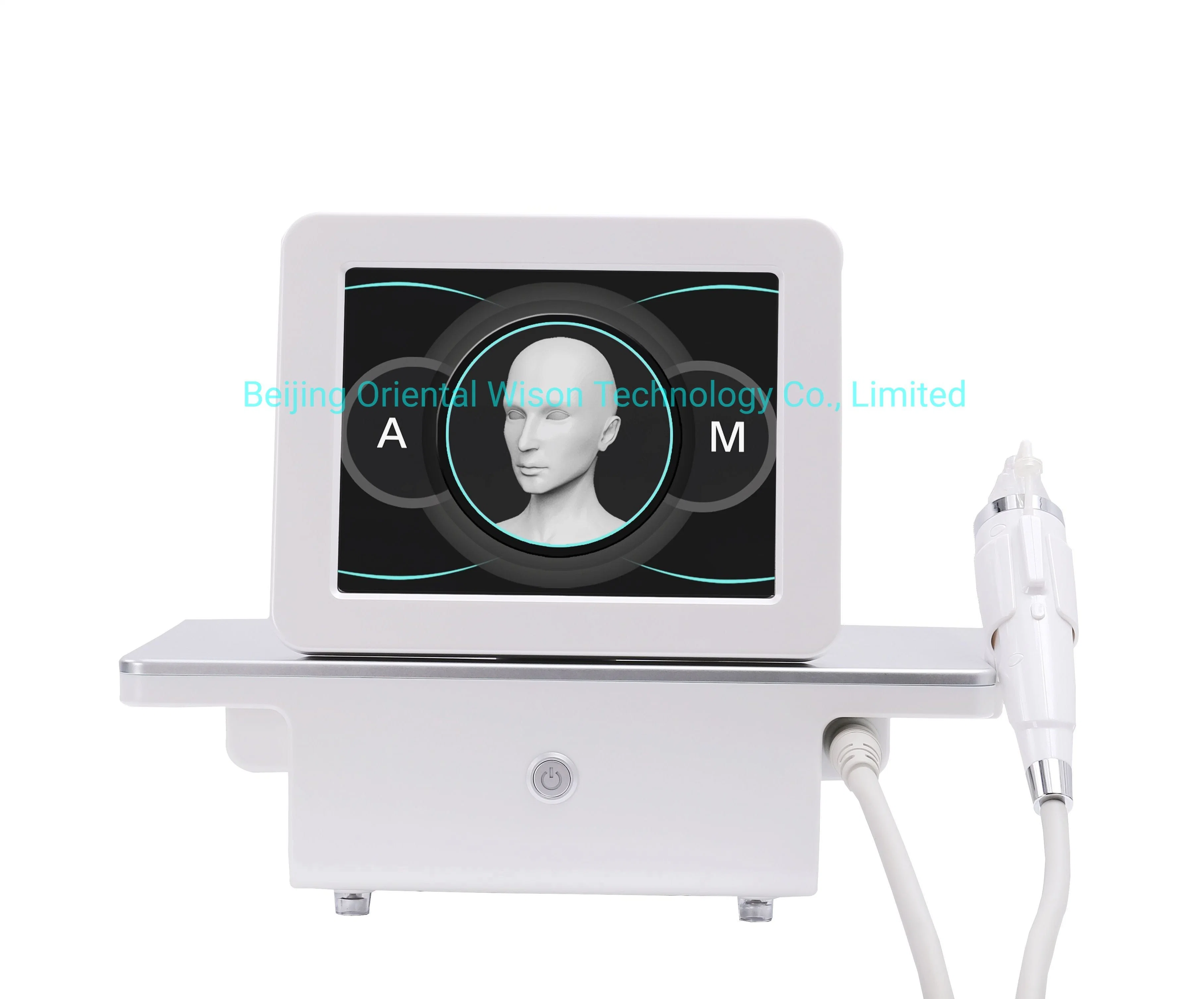 Golden Micro Needle Face Care RF Microneedling Skin Refurfacing Acne Scar Removal Microneedle Beauty Equipment Clinic Use