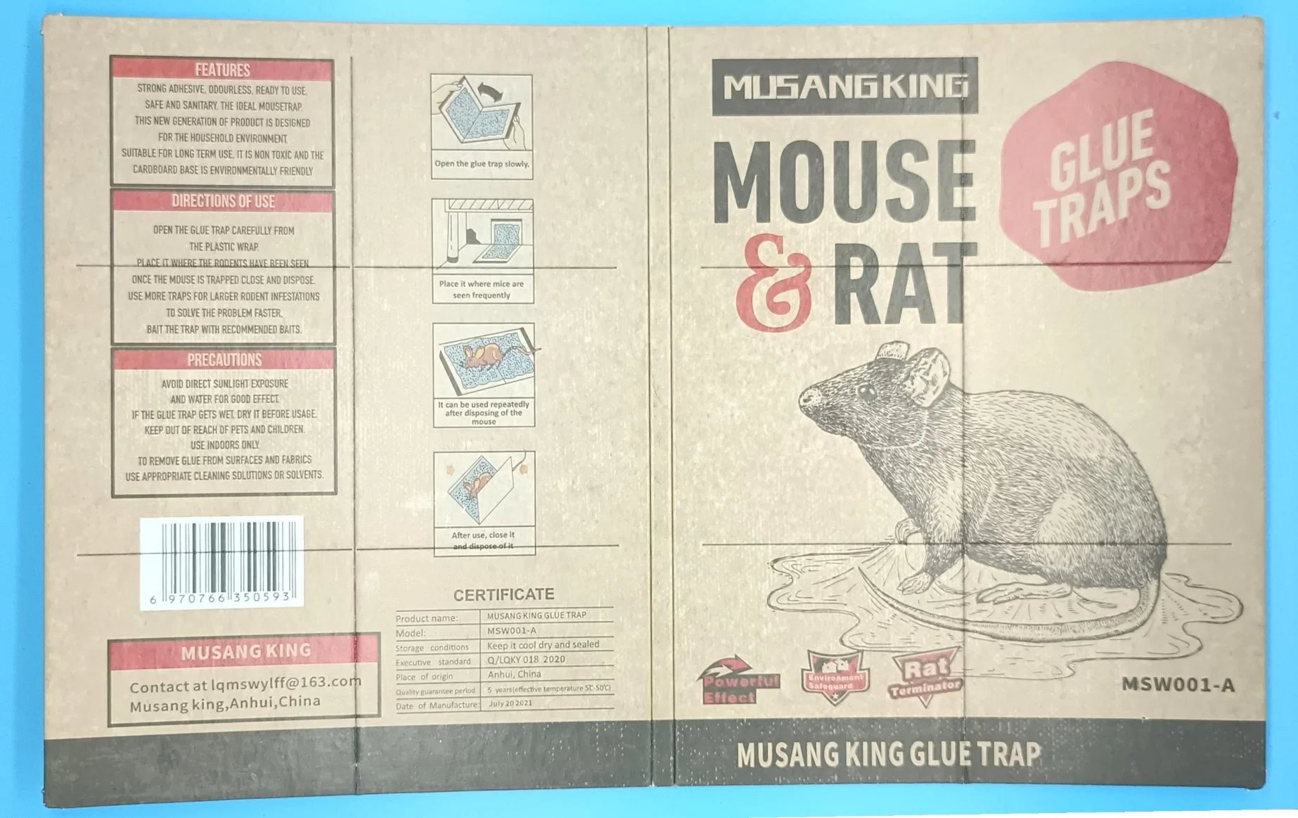 New Version Strongly Mouse Rat Catcher Pest Control Mouse Glue Board Rat Trap Mouse Repeller Kill Rats+ Killer Animal 3 Years