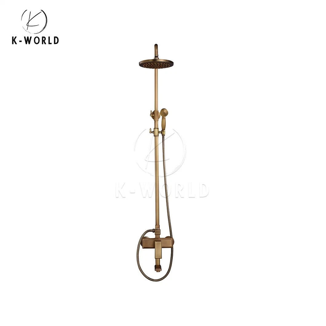 K-World Stainless Steel 304 Shower Set Factory Sample Available Brass Modern Bathroom Shower Set China Stable Water Flow Bathroom Shower Set Fittings