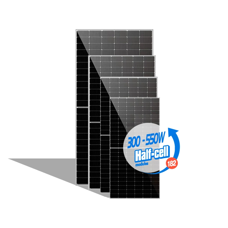 الطاقة المتجددة الطاقة الشمسية الوحدة 550 واط الخلايا أحادية البلورات اللوحة الشمسية