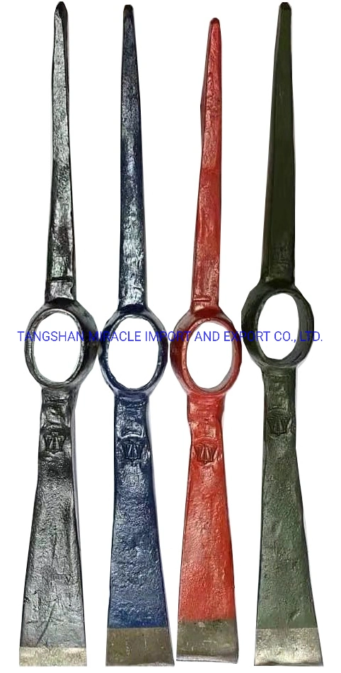 Factory Sale Railway Steel Pickaxe Hammer Forged Pickaxe for African Market