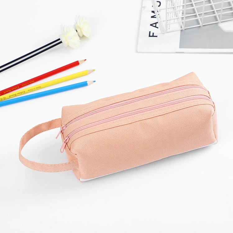 Wholesale/Supplier New Student Hand-Held Stationery Pen Bag Colorful Oxford Pencil Case