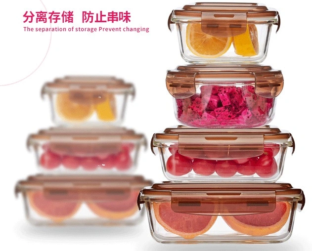 High Borocilicate Glass Food or Fruit Storage Containers