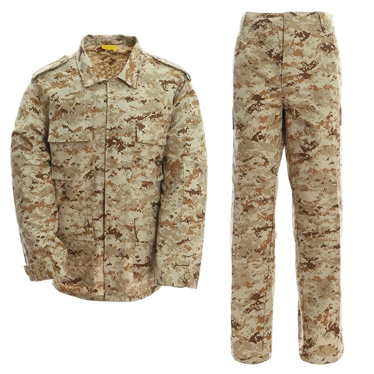 China fábrica suministro BDU Woodland Camuflaje estilo militar uniforme táctico