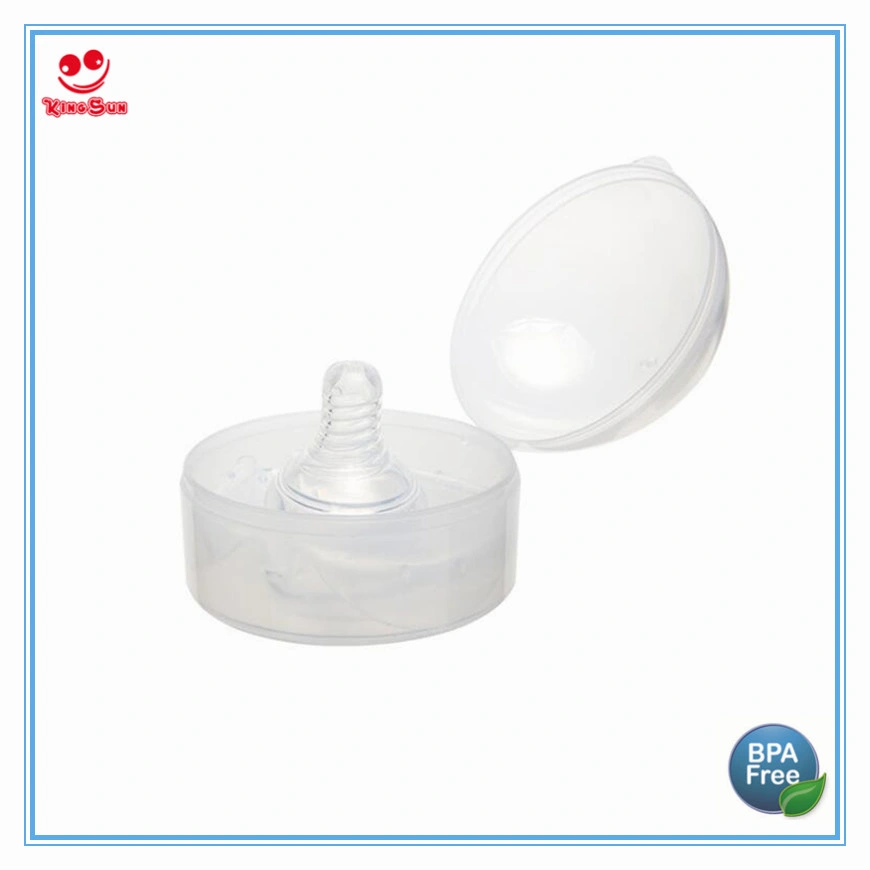 Heart Shaped Breast Protector Nipple Shield with Case for Breastfeeding