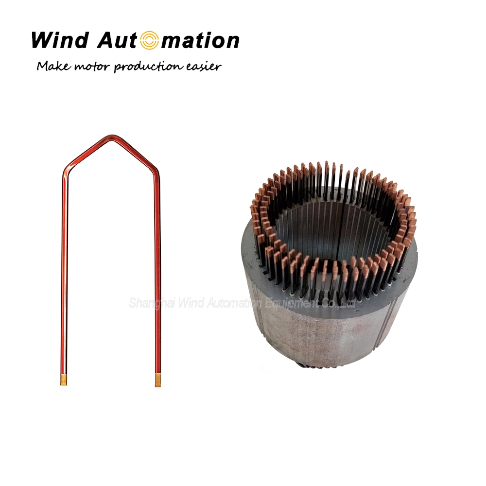 Hybrid Car Motor Hairpin Forming Production Hairpin Coil Wire Winding Machine