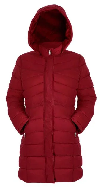 Mesdames fashion Puffer d'hiver Solid Color Light vestes Vêtements