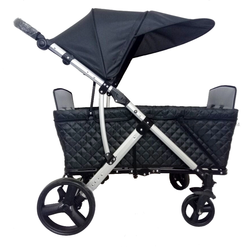 W985 New Popular Folding Metal Stroller Wagon Wholesale/Supplier Outdoor Baby Trolley