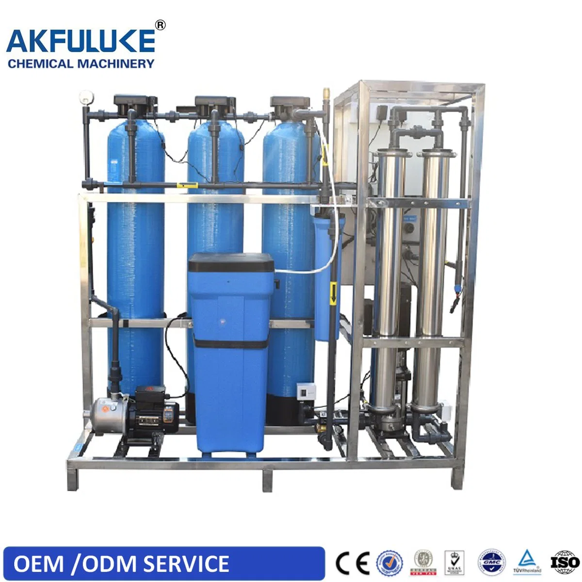 Sistema de tratamiento/purificación de agua potable por ósmosis inversa (planta de ultrafiltración UF)