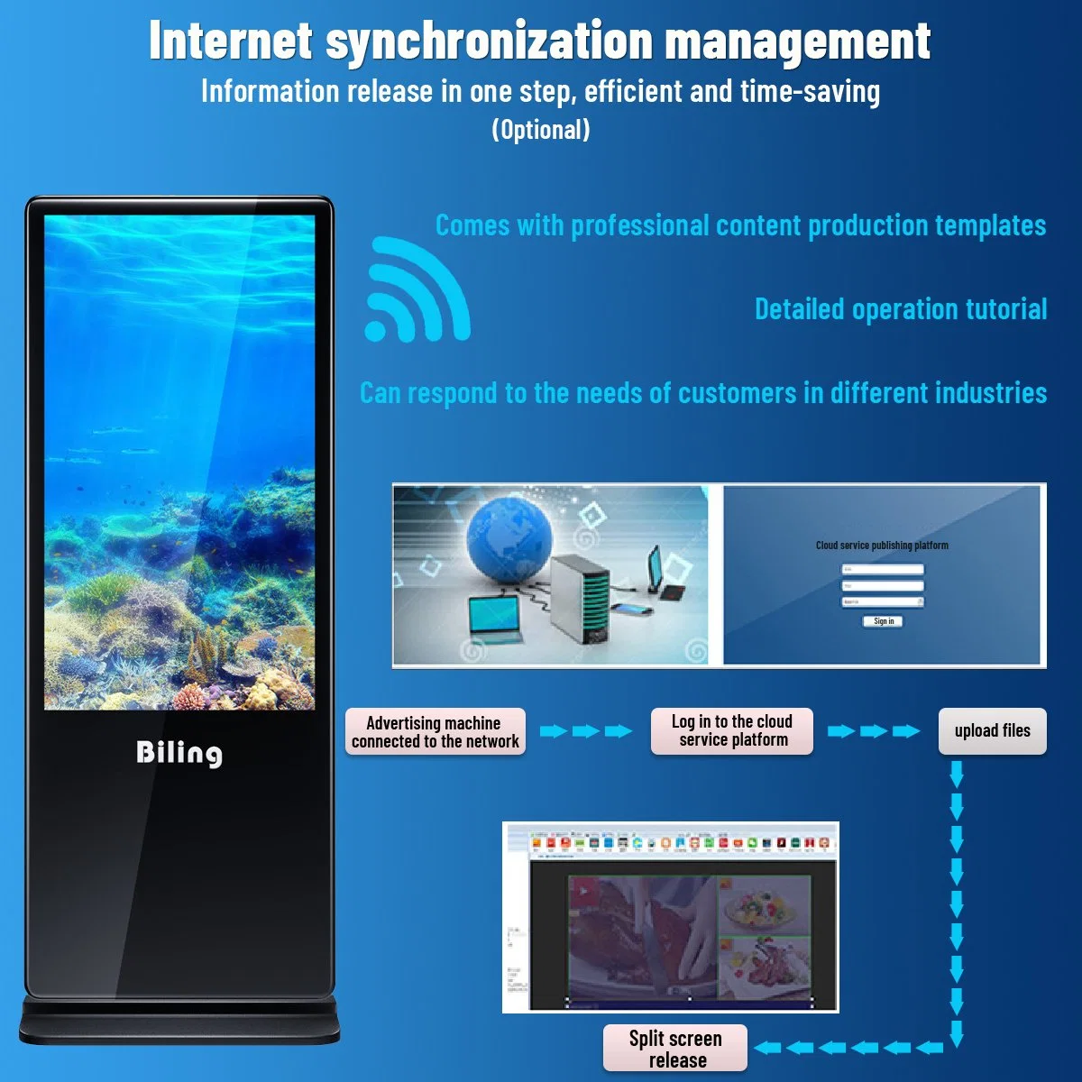 LCD de 49 55 polegadas com estrutura em Information Floor Standing Totem Ultra Thin Ecrã de publicidade televisiva preço da máquina Ecrã táctil interactivo Kiosk Digital Signage TV Android