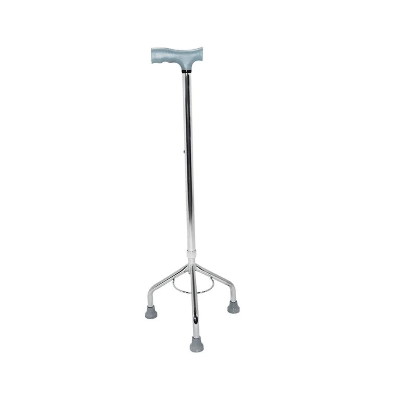 Mn-Gz002 Aluminum Adjustable Walking Stick with 3 Feet for Elderly and Disabled People