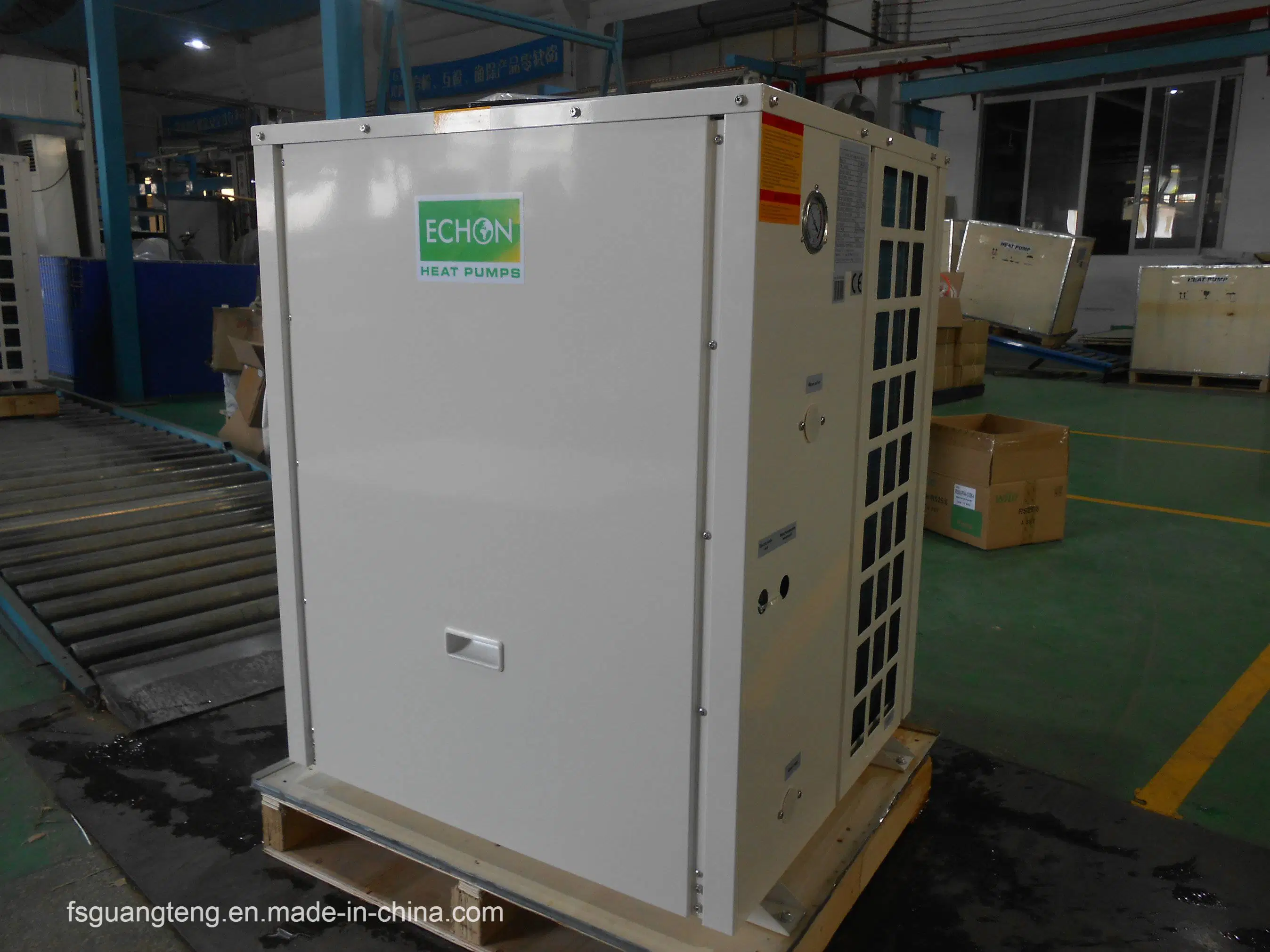Guangteng Energieeinsparung Luftquelle Wärmepumpe 18kW Warmwasserbereiter Für Geschäftsgebäude GT-SKR18KP-10