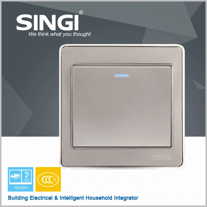 Singi Push Button Electric Electrical Outlet Switch Socket with Factory Price Gnw56