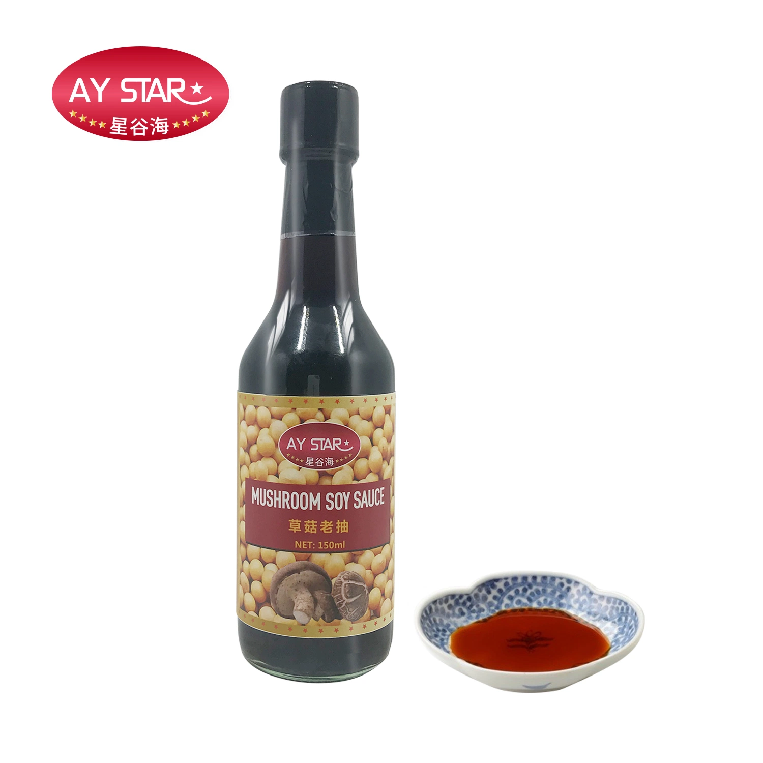 Amostra gratuita Halal OEM Brand Bulk Mushroom Dark Soy Sauce Pó