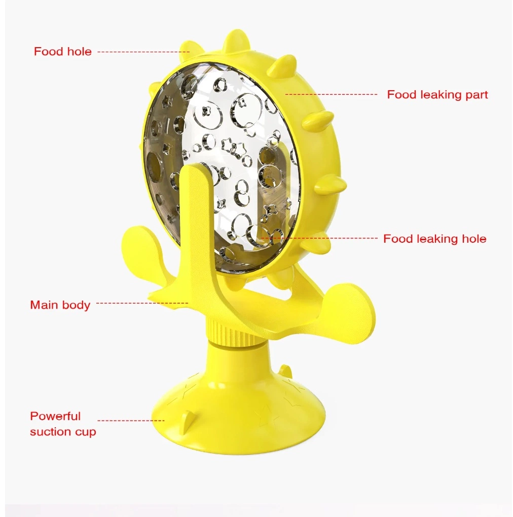 Mayorista/Proveedor Puzzle mascota Rotary Windmill Toys dispensador interactivo de comida lenta