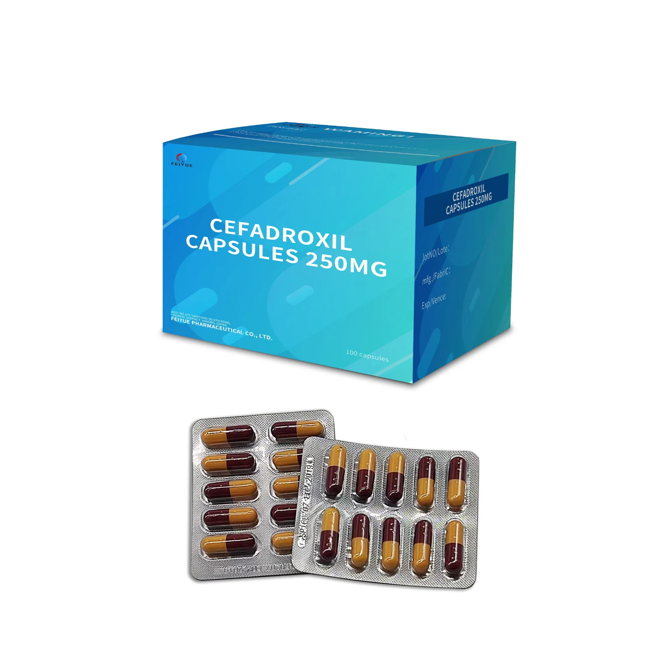 GMP cápsulas de alta calidad Cefadroxil 500mg