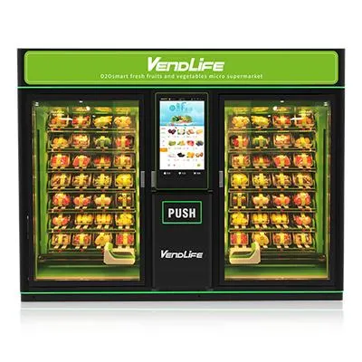 Brand New Healthy Food Hob Frisches Obst Salat Aufzug Vending Maschine Lebensmittelmaschinen Mini Pizza Verkaufsmaschine 27 Zoll Touch Snackautomat Für Verkaufsautomaten